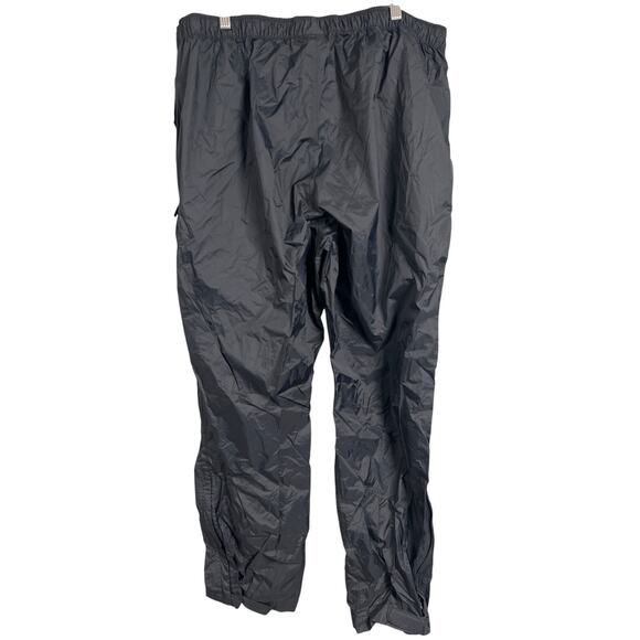The North Face Black Men's 2XL Black Nylon DryVent Rain Pants - Picture 2 of 7
